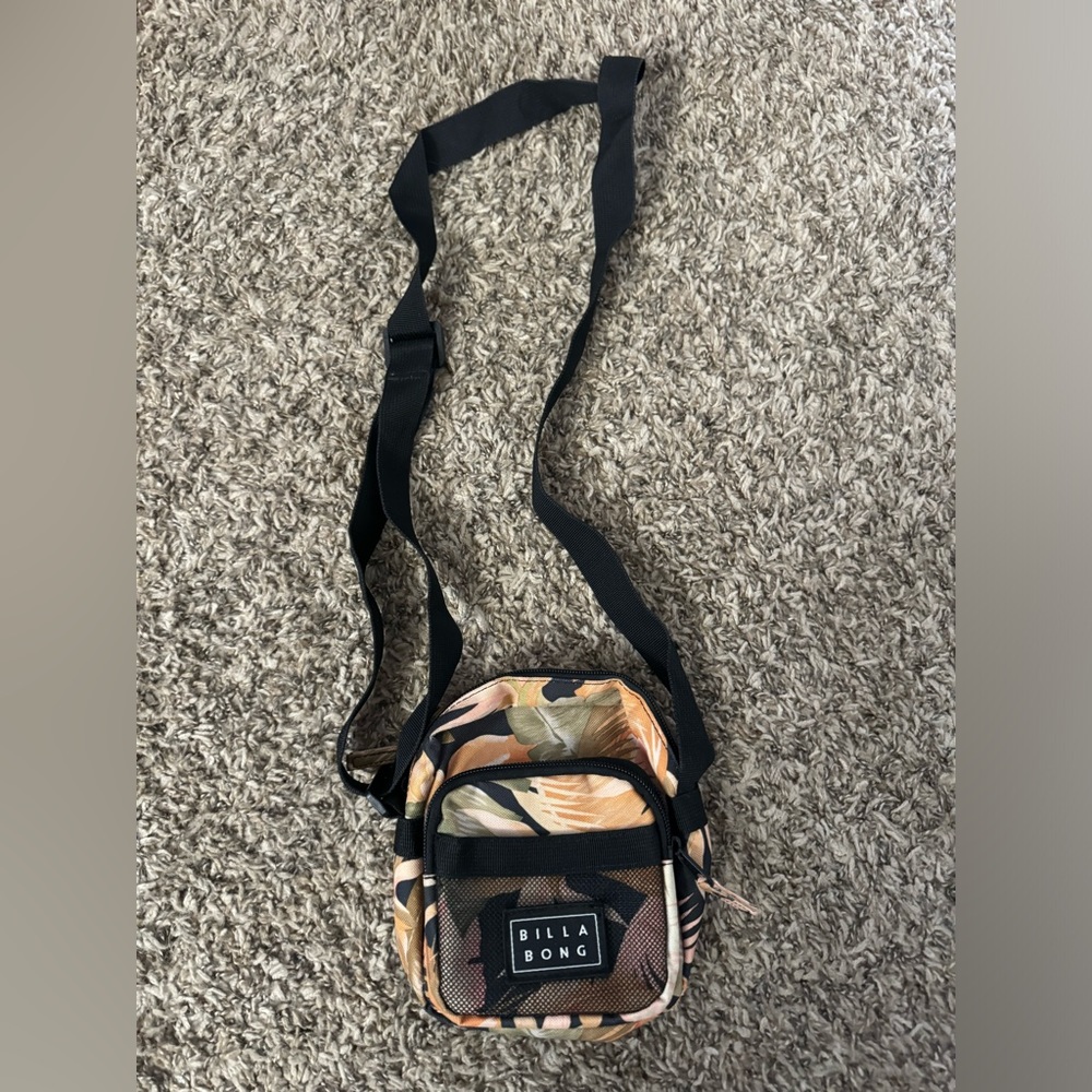Billabong Floral Crossbody Bag